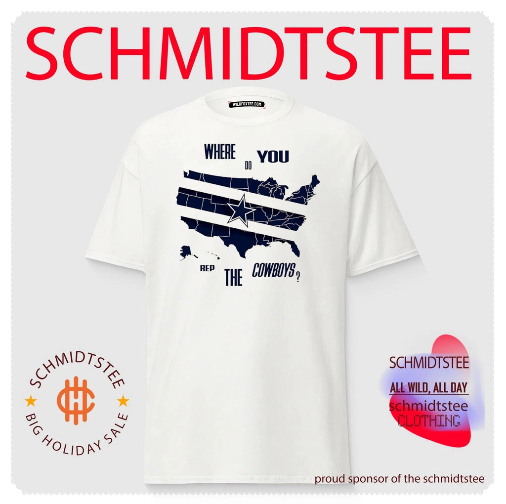 Where do you rep the cowboys US map shirt