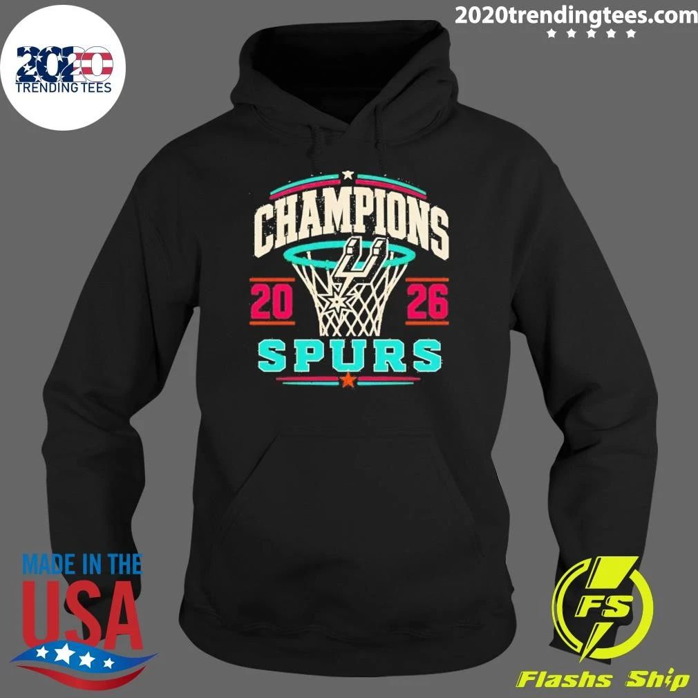 San Antonio Spurs Retro Sports Champions Nba 2026 Shirt