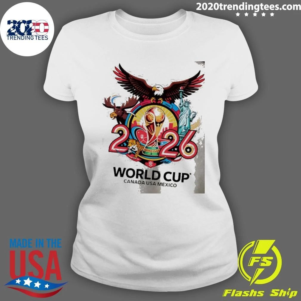 World Cup 2026 Canada Usa Mexico Mascot Shirt