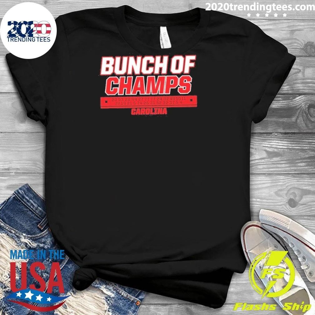 Carolina Hurricanes Bunch Of Champs 2026 Player Number Shirt