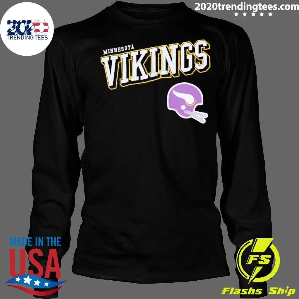 Minnesota Vikings Black Vintage Shirt