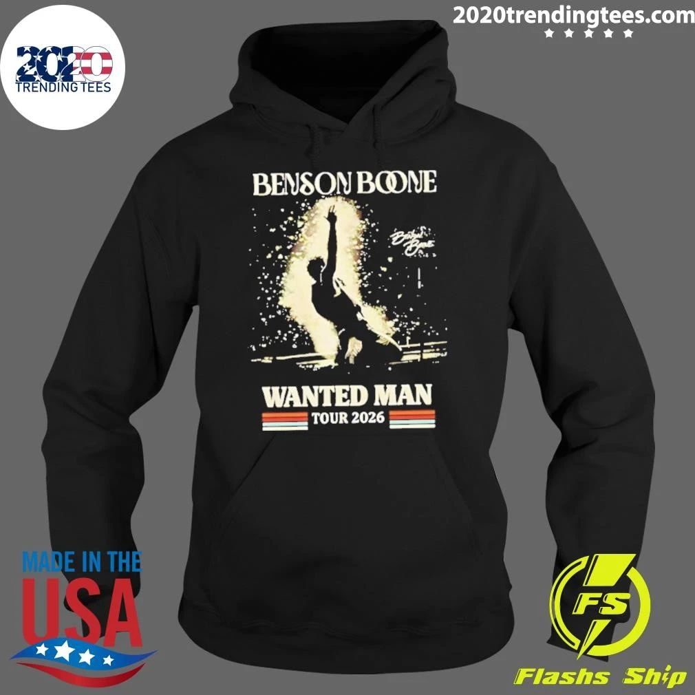 Benson Boone Wanted Man Tour 2026 Shirt