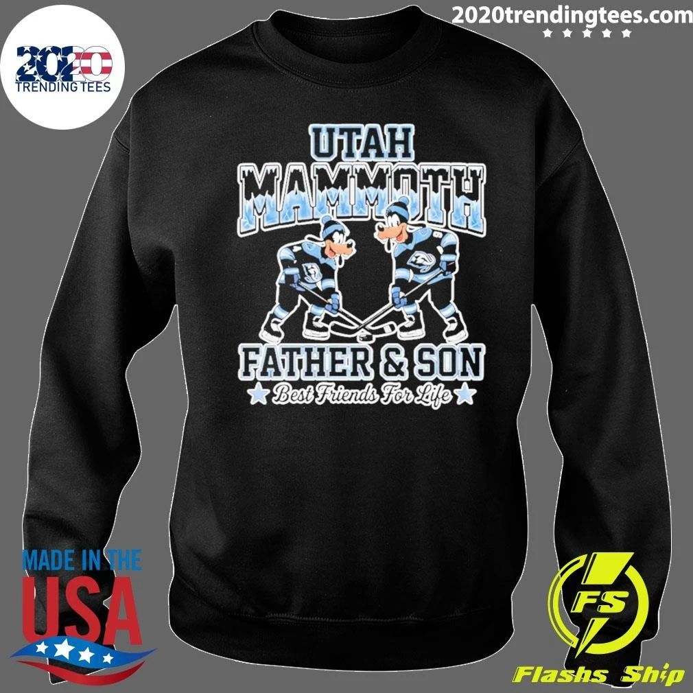 Utah Mammoth Hockey Father And Son Best Friends For Life Shirt