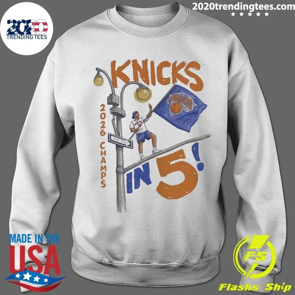 New York Champs 2026 Knicks In 5 Keith Haring Style Shirt