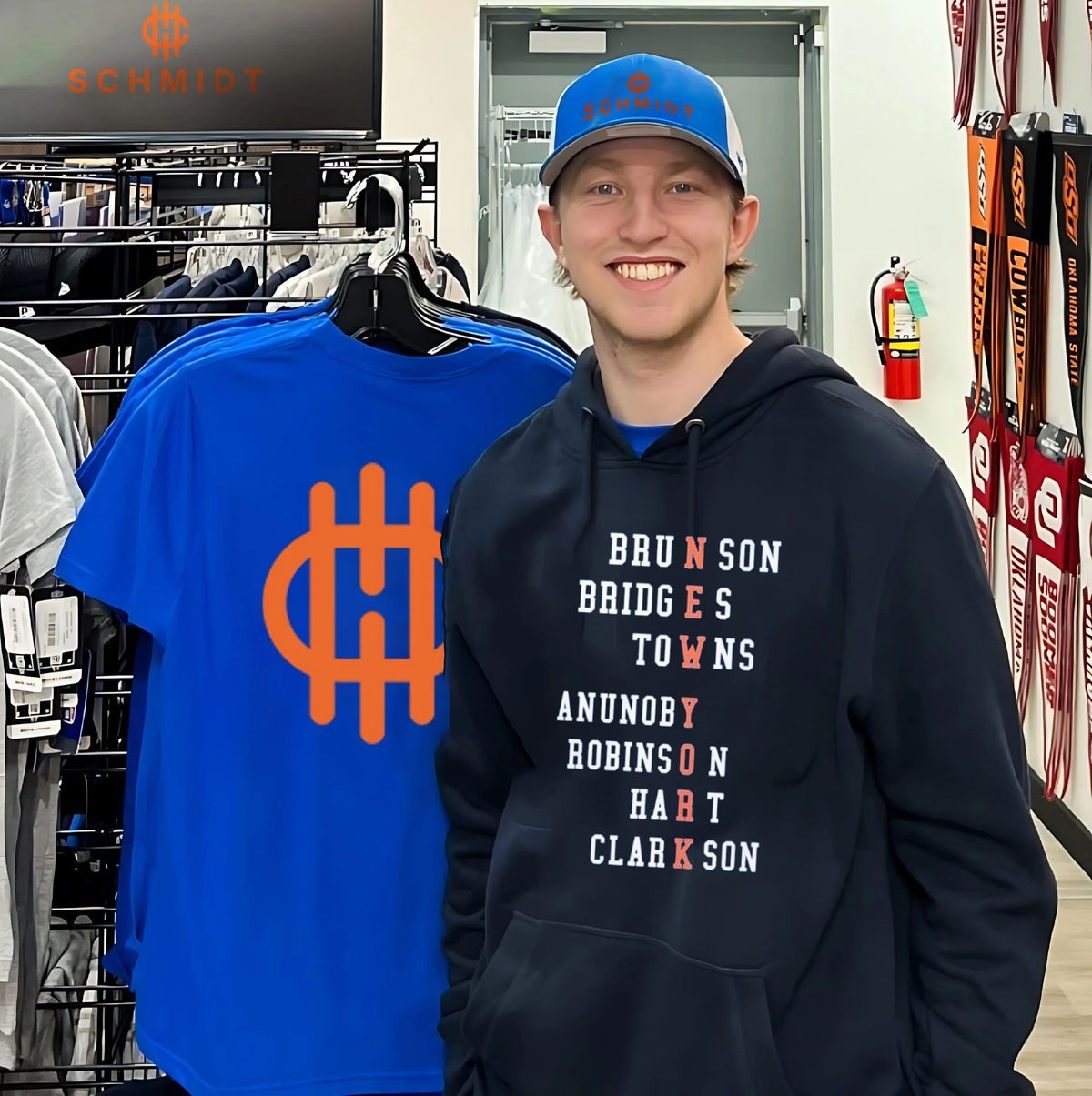 Knicks Players Spell New York shirt
