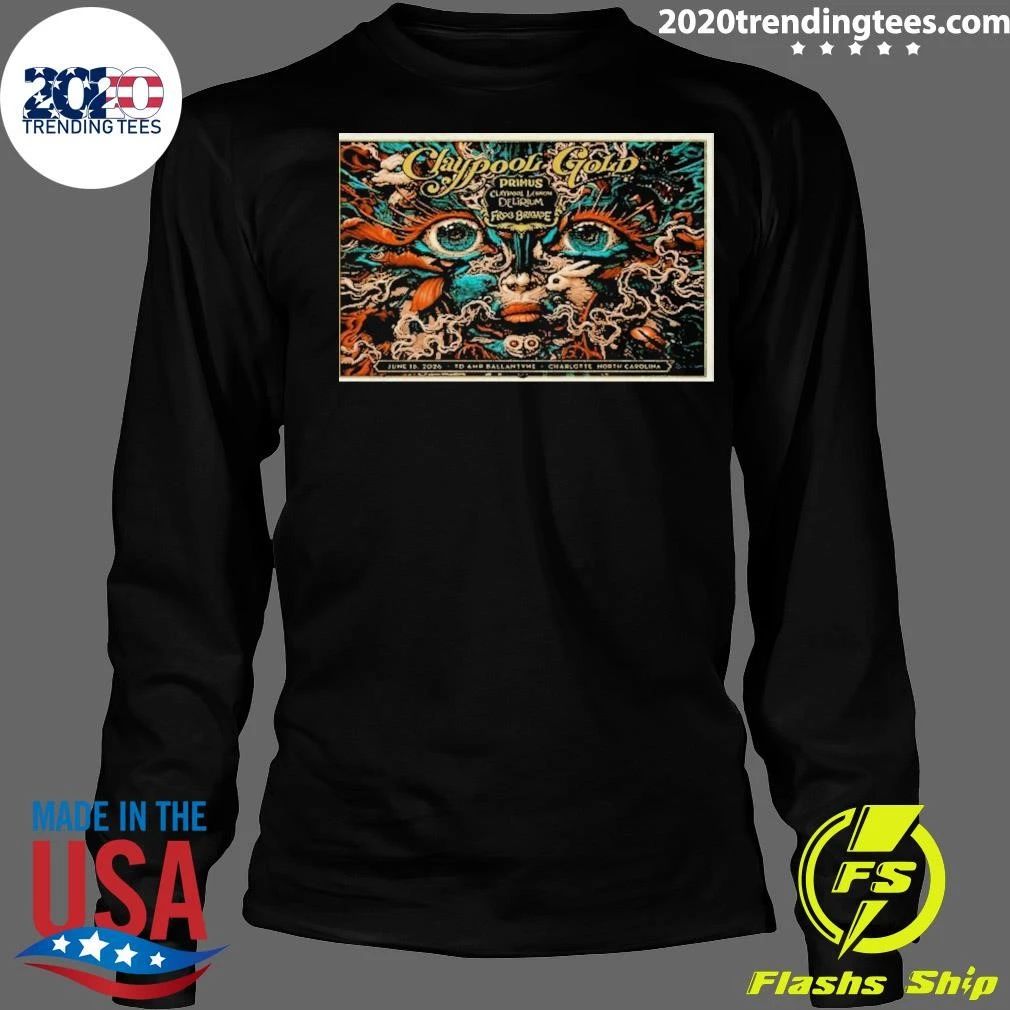 Primus In Charlotte Nc On June 16 2026 Tour Poster Shirt
