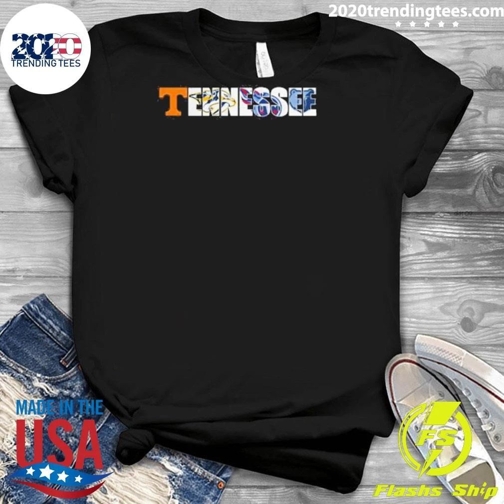 Sport Teams Tennessee Volunteer Titans Nashville Predators Shirt