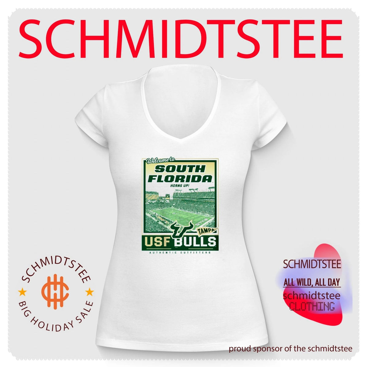 South Florida Bulls Welcome to Tampa Horns Up Authentic Outfitters shirt