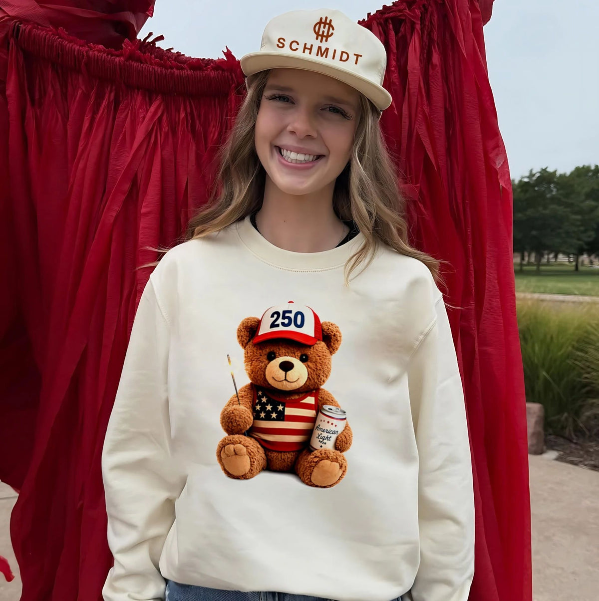 American bear ready to celebrate 250 years of the USA shirt