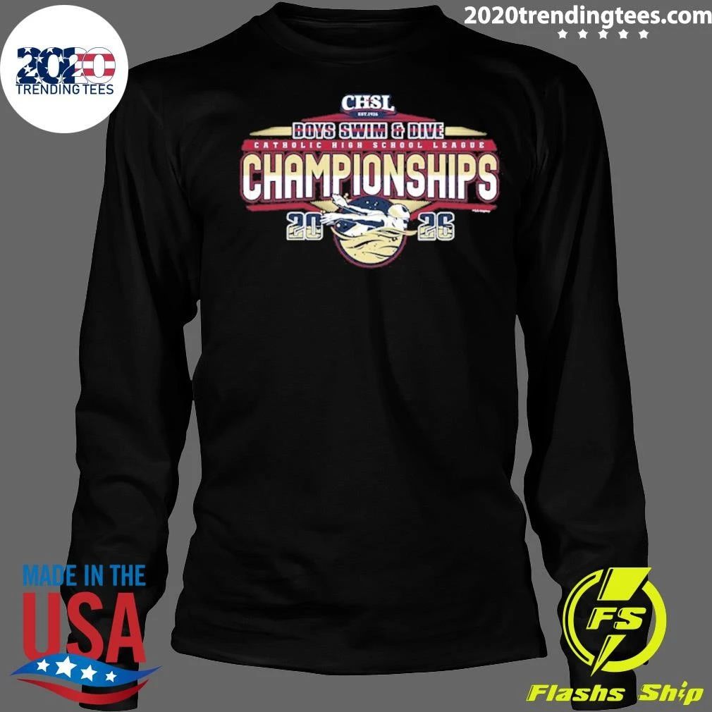 2026 Chsl Swim And Dive Championship Shirt
