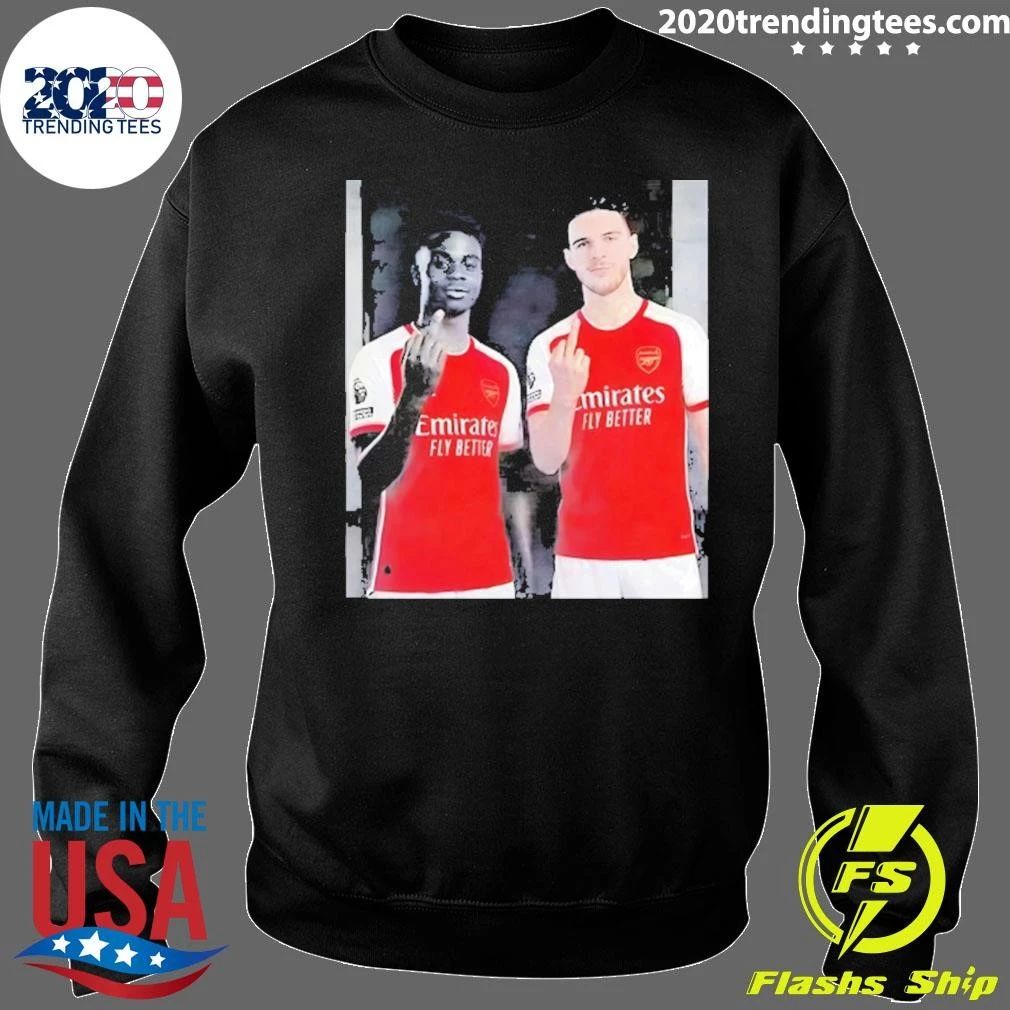 Arsenal Soccer The Middle Finger Gesture 2 Shirt