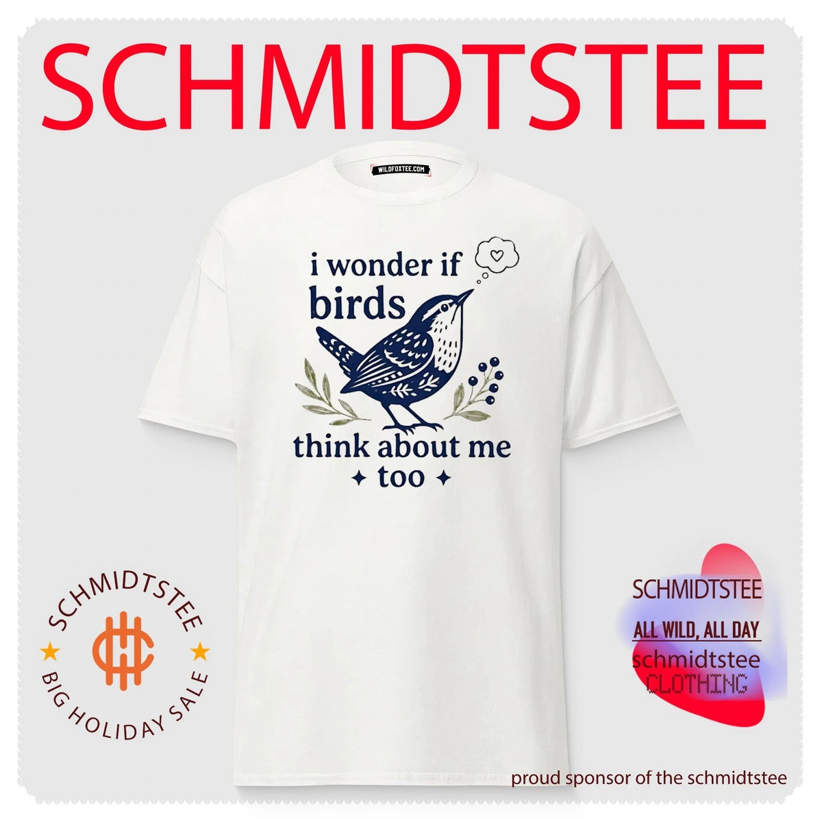 I Wonder if Birds Think About Me Too bird lover shirt