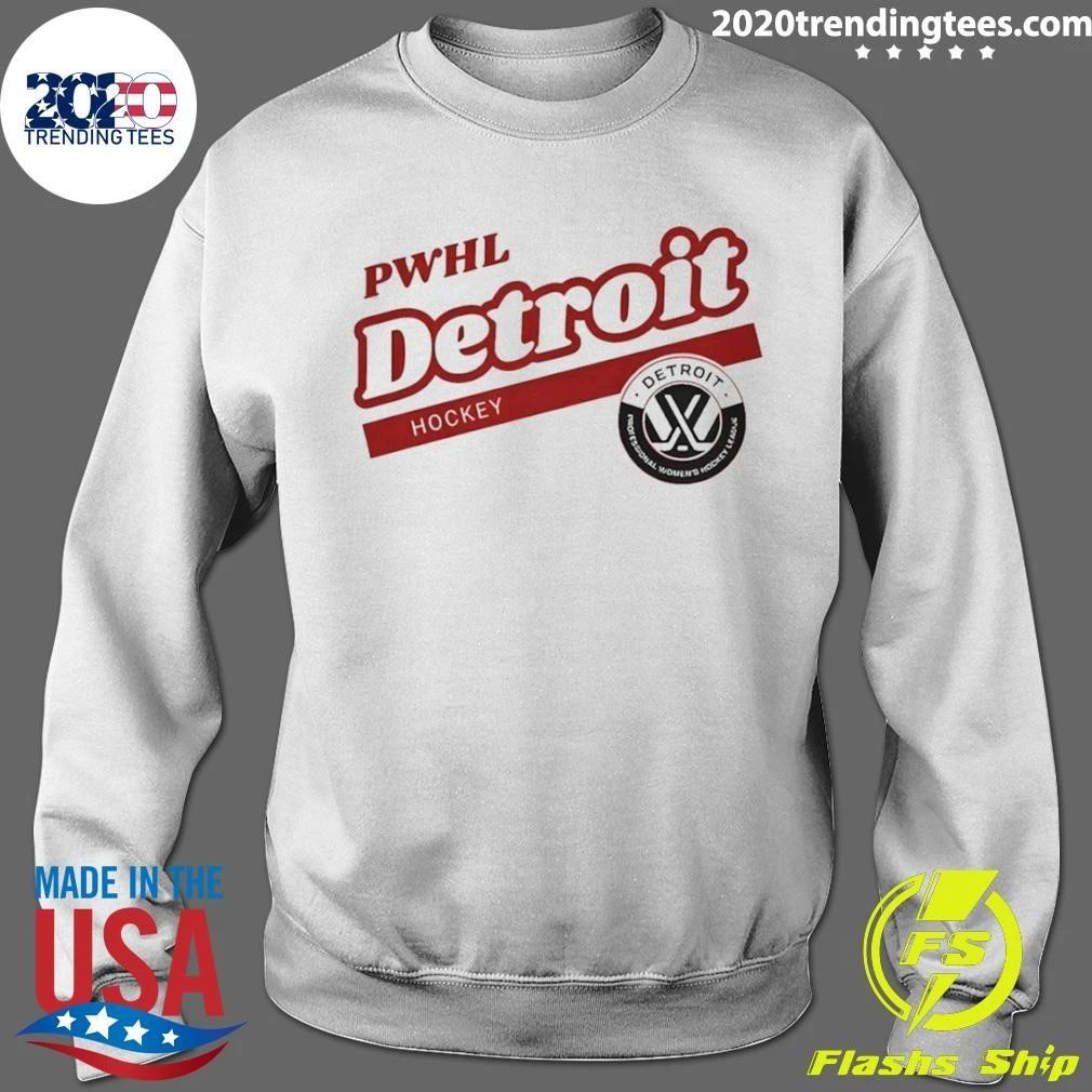Pwhl Detroit Hockey Motor City 2026 Logo Shirt