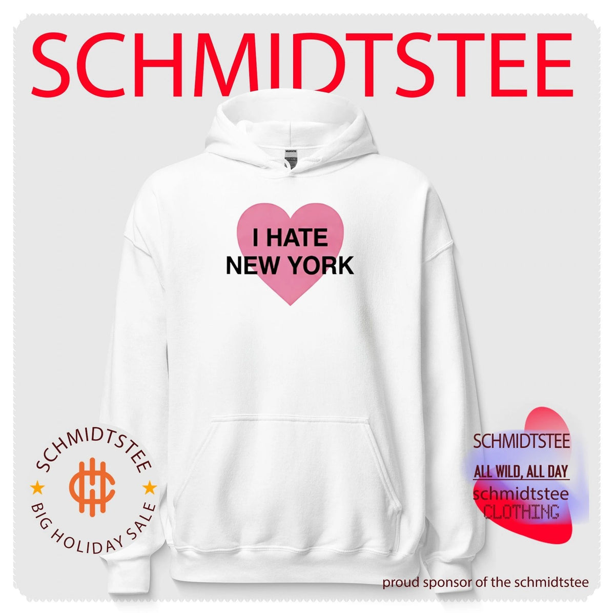 I Hate New York Funny Sarcastic Quote shirt