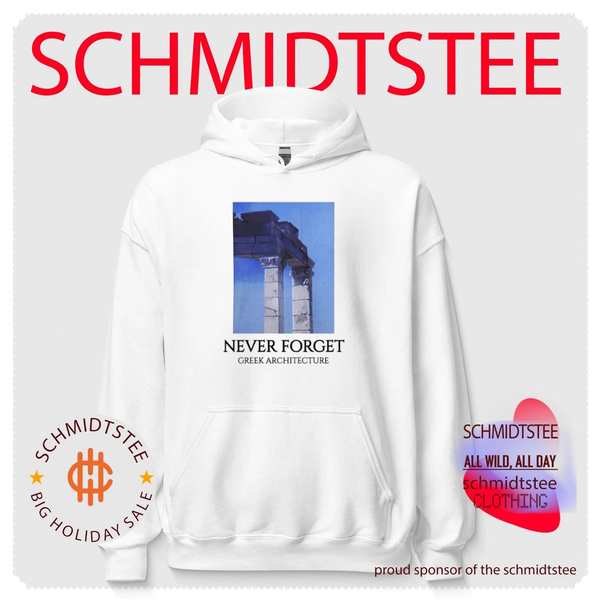 Never forget greek architecture 9.11 shirt
