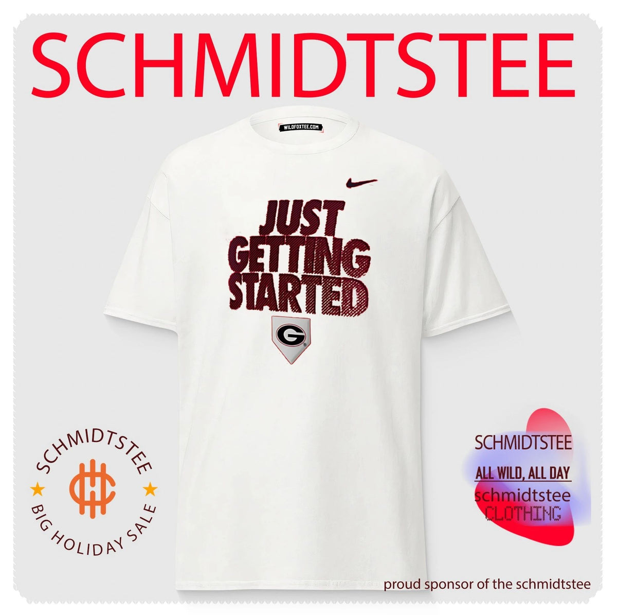 Georgia Bulldogs Baseball just getting started 2026 shirt