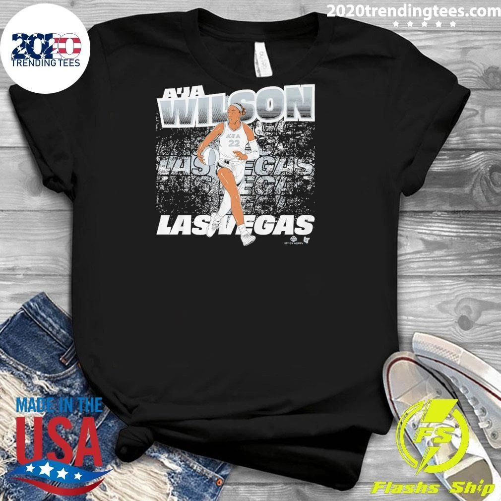 A’ja Wilson Las Vegas Street Ball Shirt