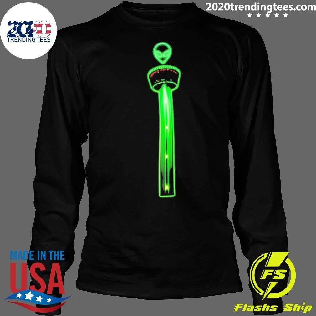 Alien Victor Wembanyama San Antonio Spurs Basketball Tower Of The Americas Funny Meme Shirt