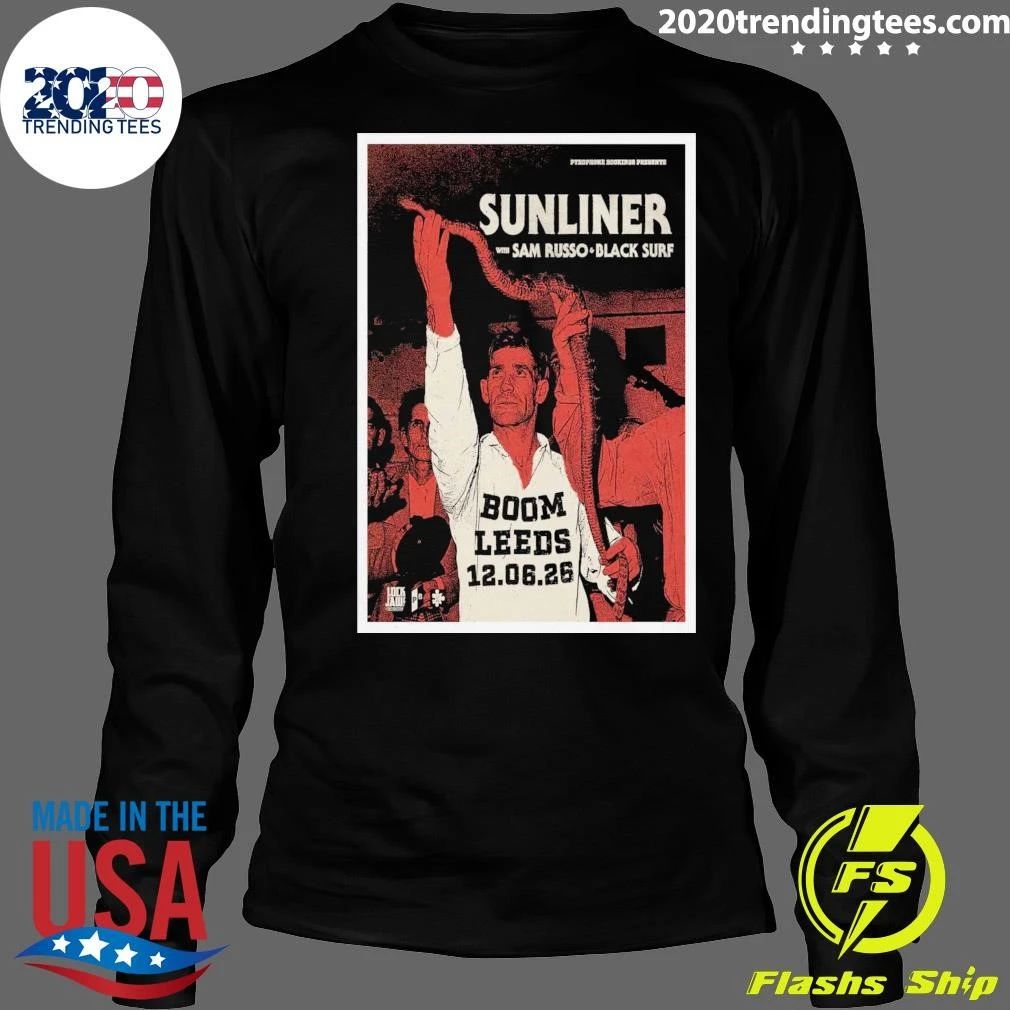 Sunliner Boom Leeds June 12 2026 Poster Shirt