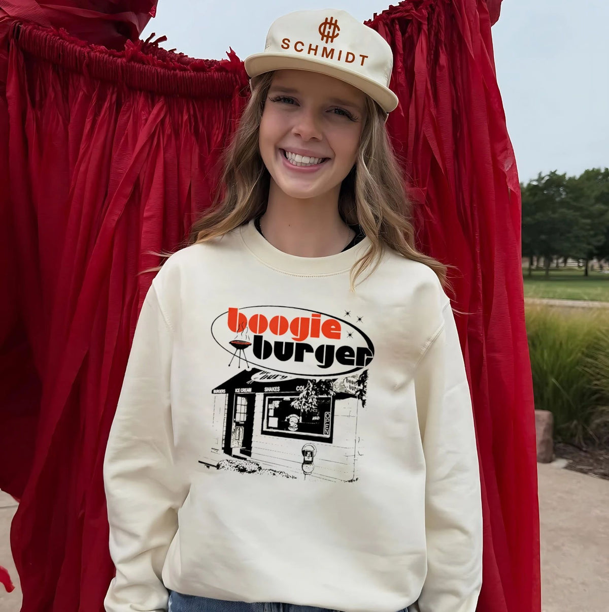 Boogie Burger Retro Diner fast food grill shirt