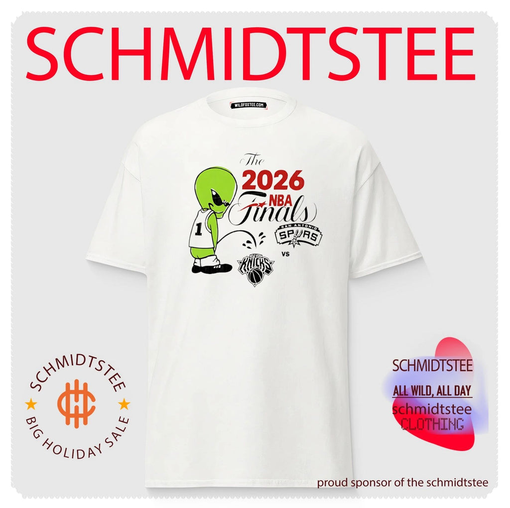 Spurs Wemby Alien Pee On Knicks 2026 NBA Finals shirt