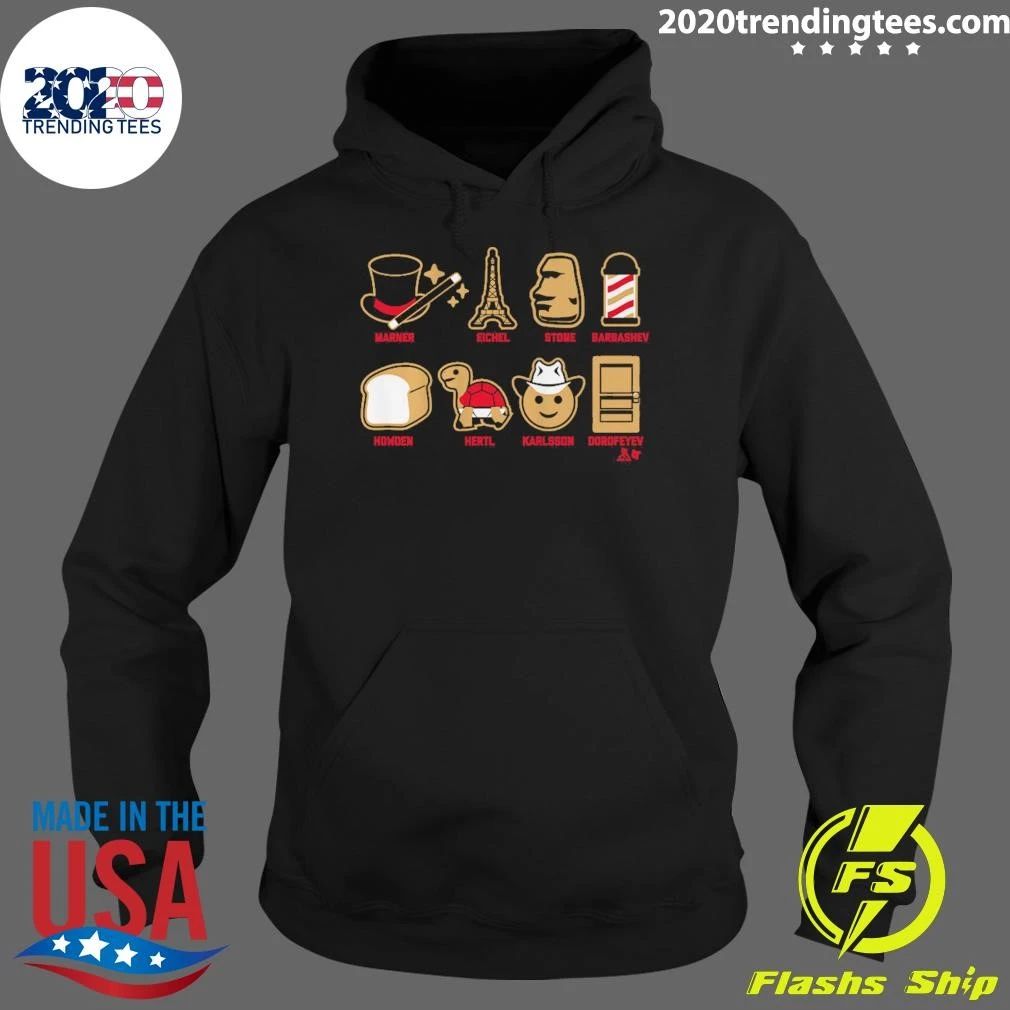 Vegas Hockey Emoji Stars 2026 Tee Shirt