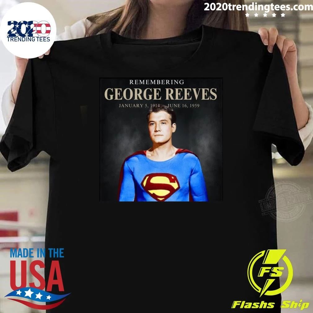 Remembering George Reeves January 5, 1914 — June 16, 1959 Shirt