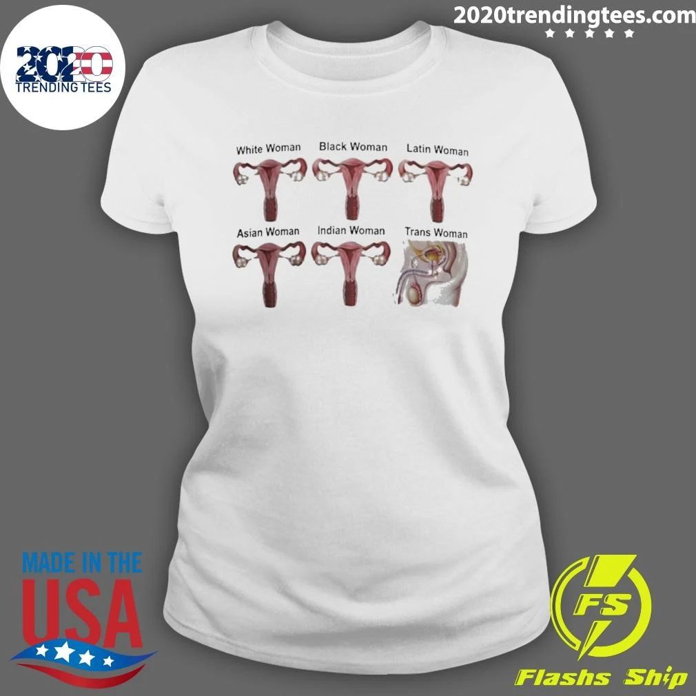 White Woman Black Woman Latin Woman Asian Woman Indian Woman Trans Woman Shirt
