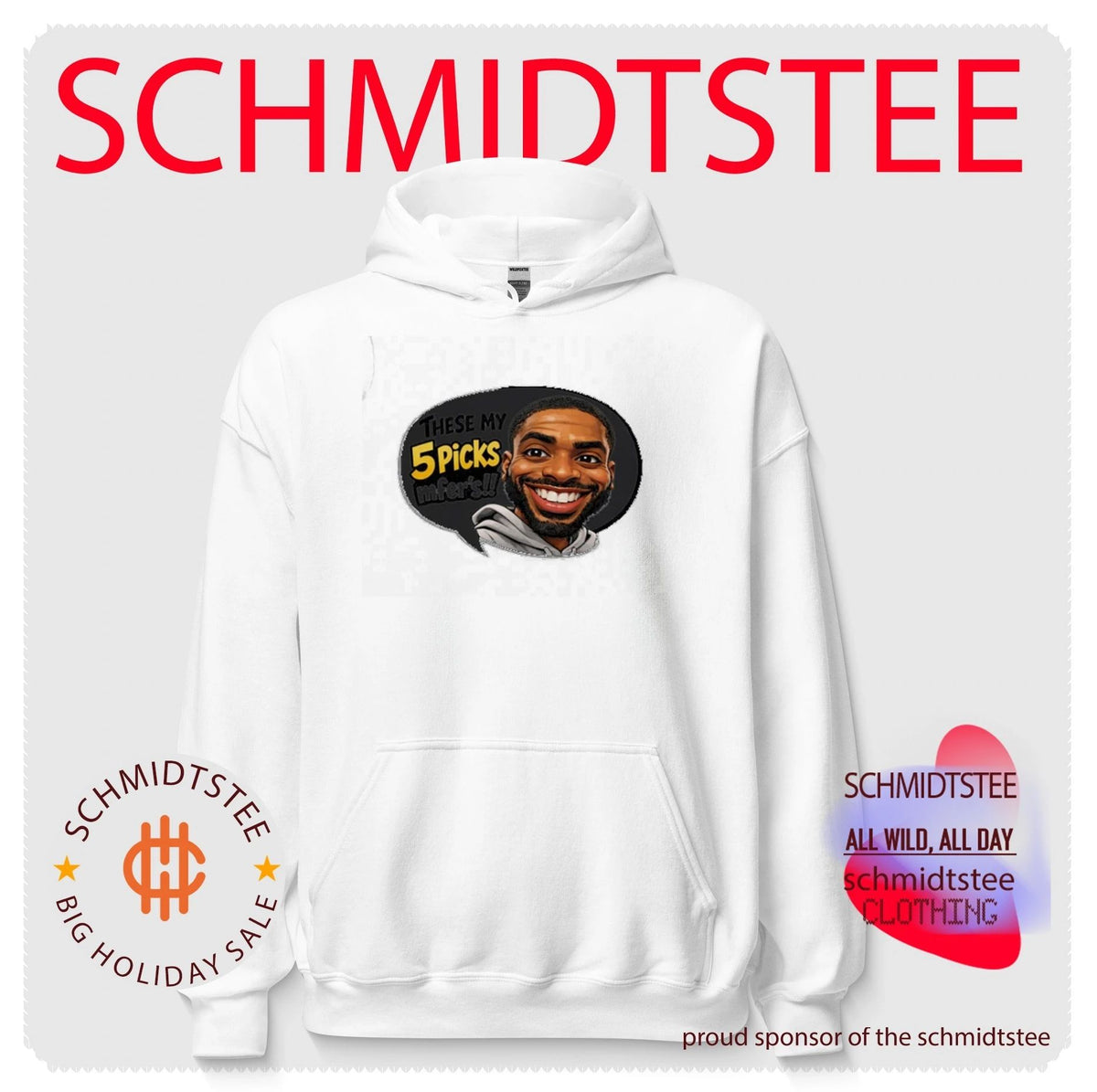 Mikal Bridges these my 5 picks caricature shirt