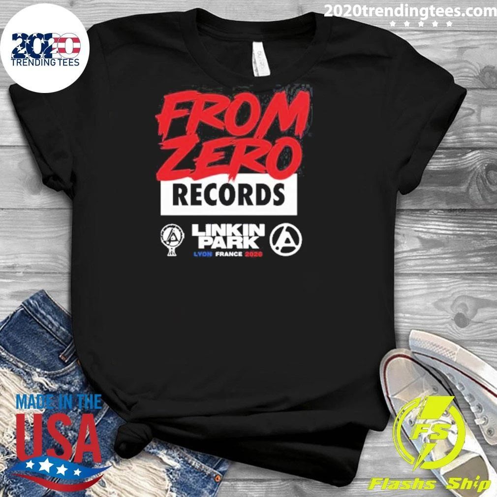Linkin Park From Zero Records Lyon France 2026 Shirt