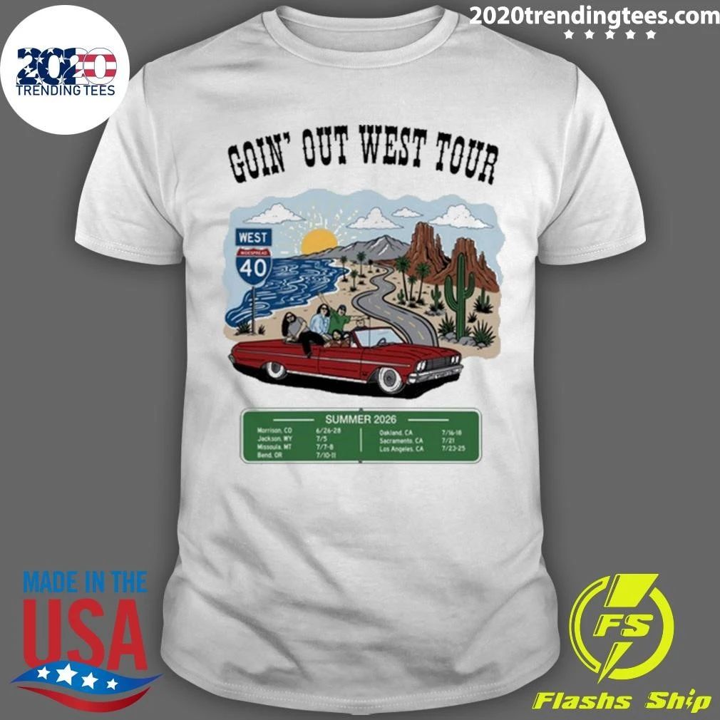Widespread Panic Summer Goin’ Out West Tour 2026 Shirt