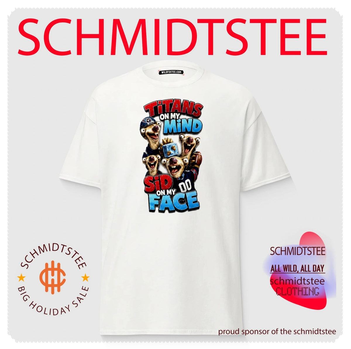 Tennessee Titans on my Mind Sid On My Face shirt