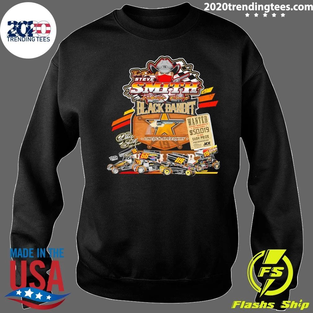 The Final Steve Smith Sr Tribute Race Black Bandit Lincoln Speedway Shirt