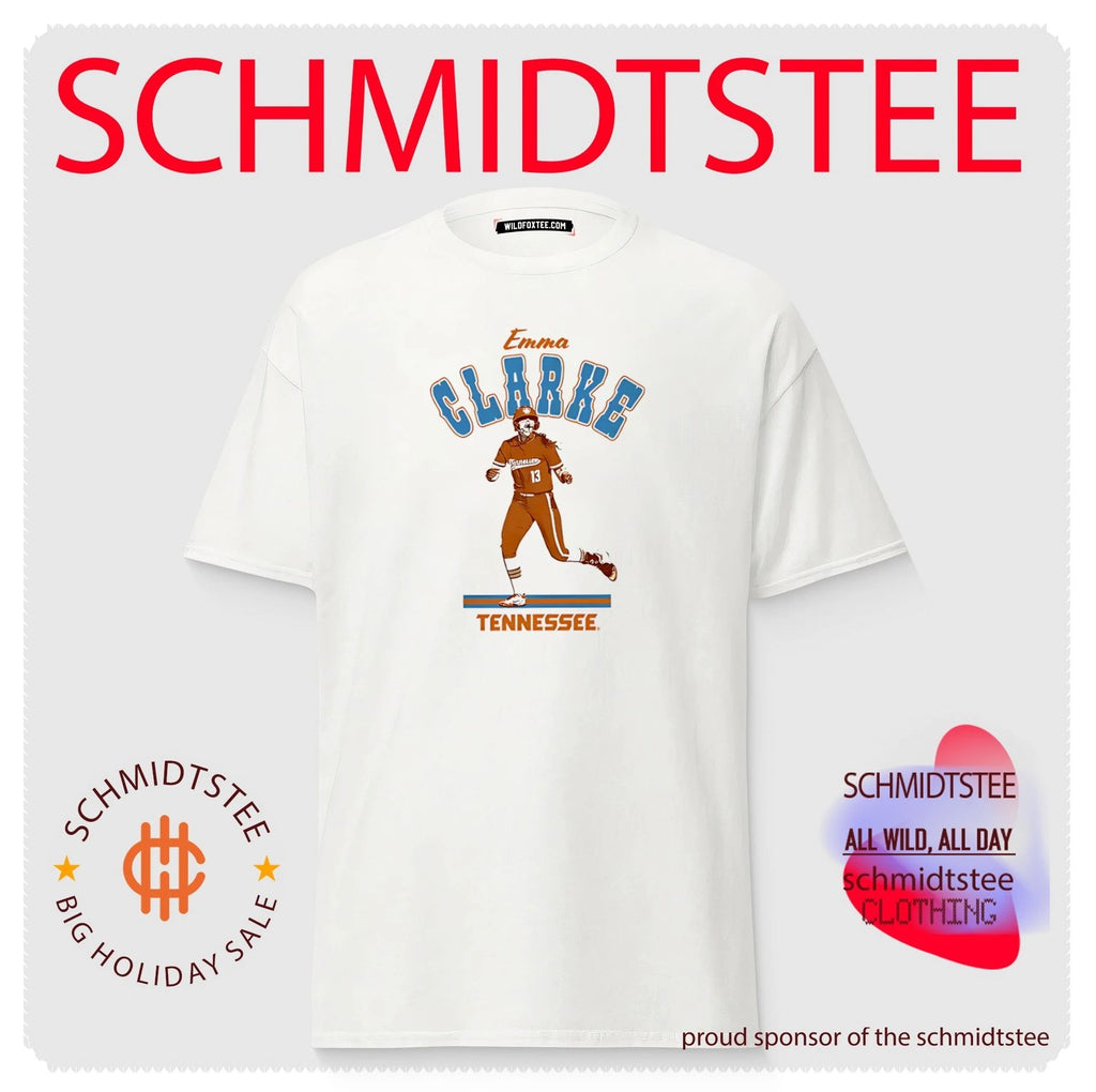Tennessee Emma Clarke running pose shirt