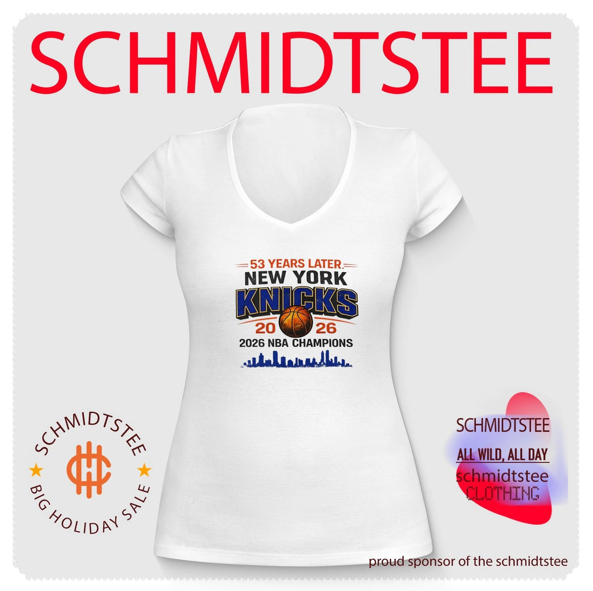 53 years later New York 2026 Champions Basketball shirt