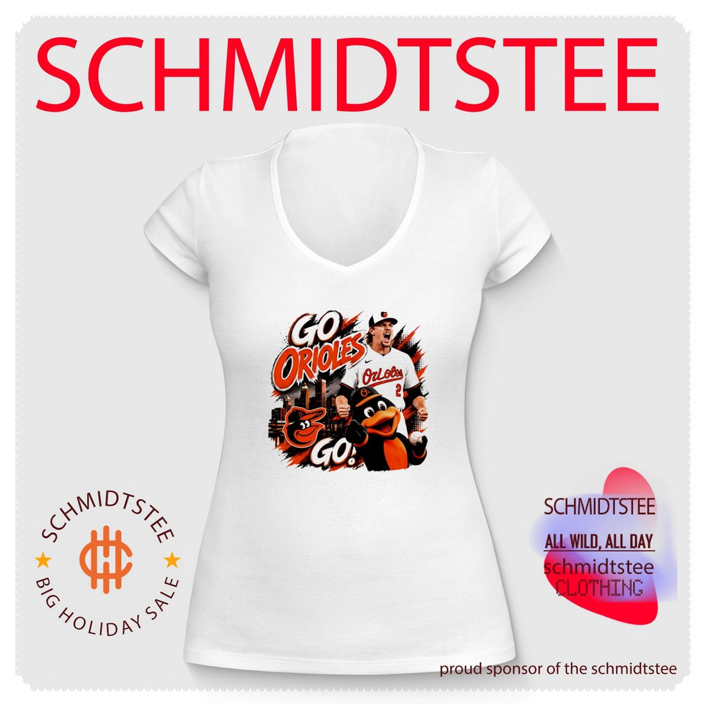 Baltimore Orioles Go Orioles mascot graphic shirt