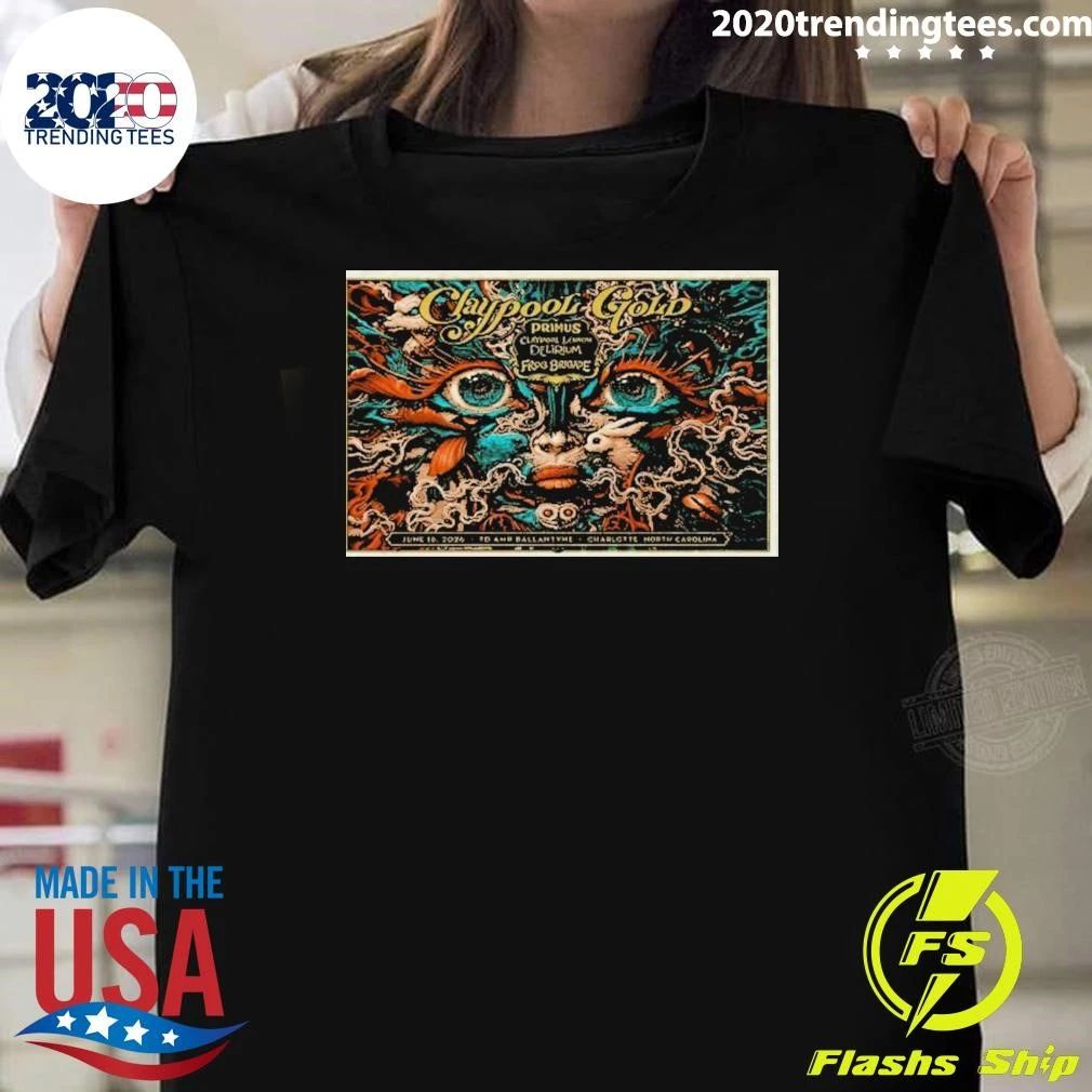 Primus In Charlotte Nc On June 16 2026 Tour Poster Shirt