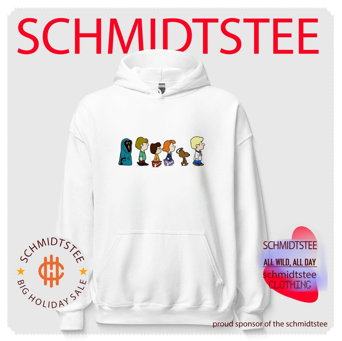 The Mysterious Gang Scooby-Doo features Peanuts shirt