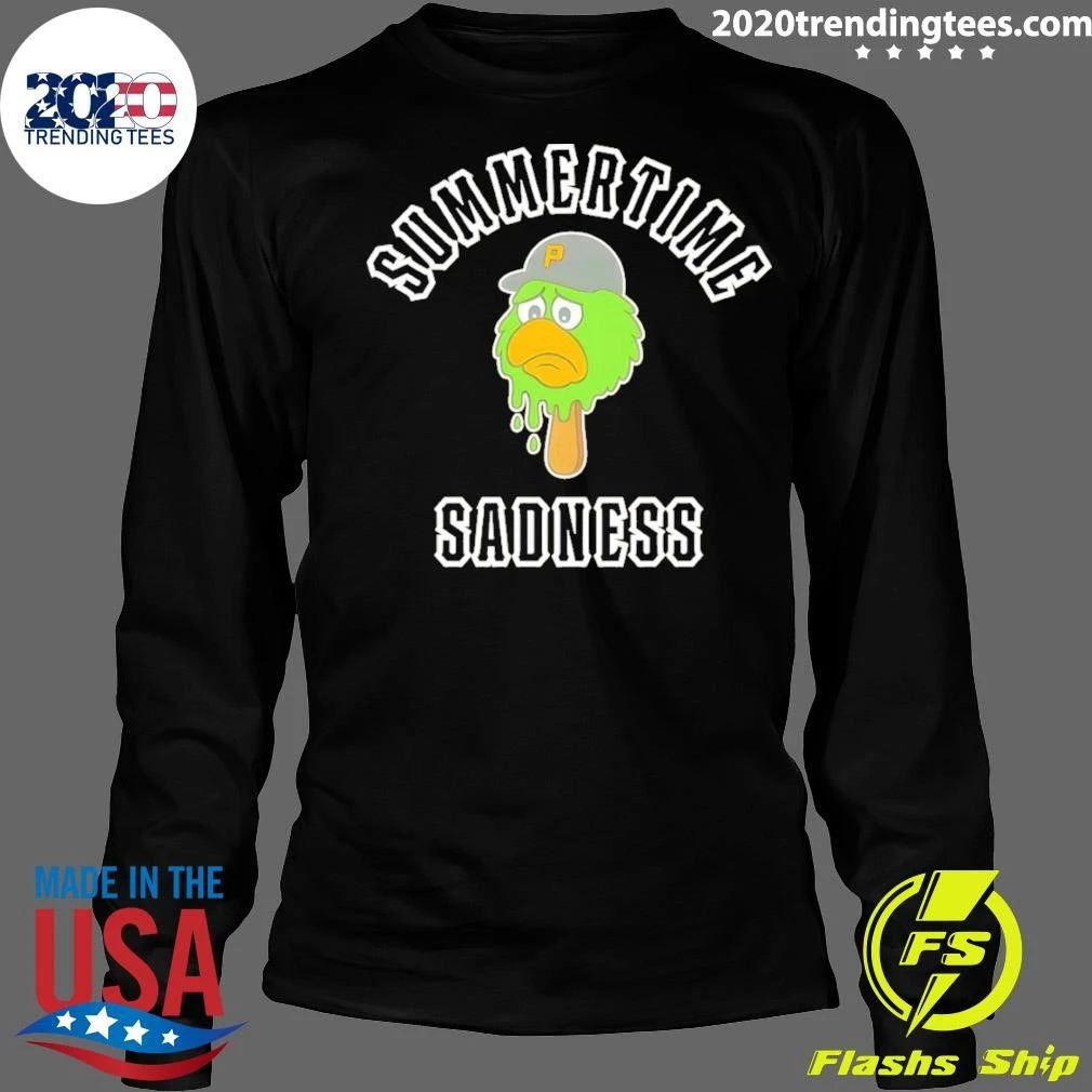 Pirate Parrot Pittsburgh Pirates Baseball Summertime Sadness Meme Shirt