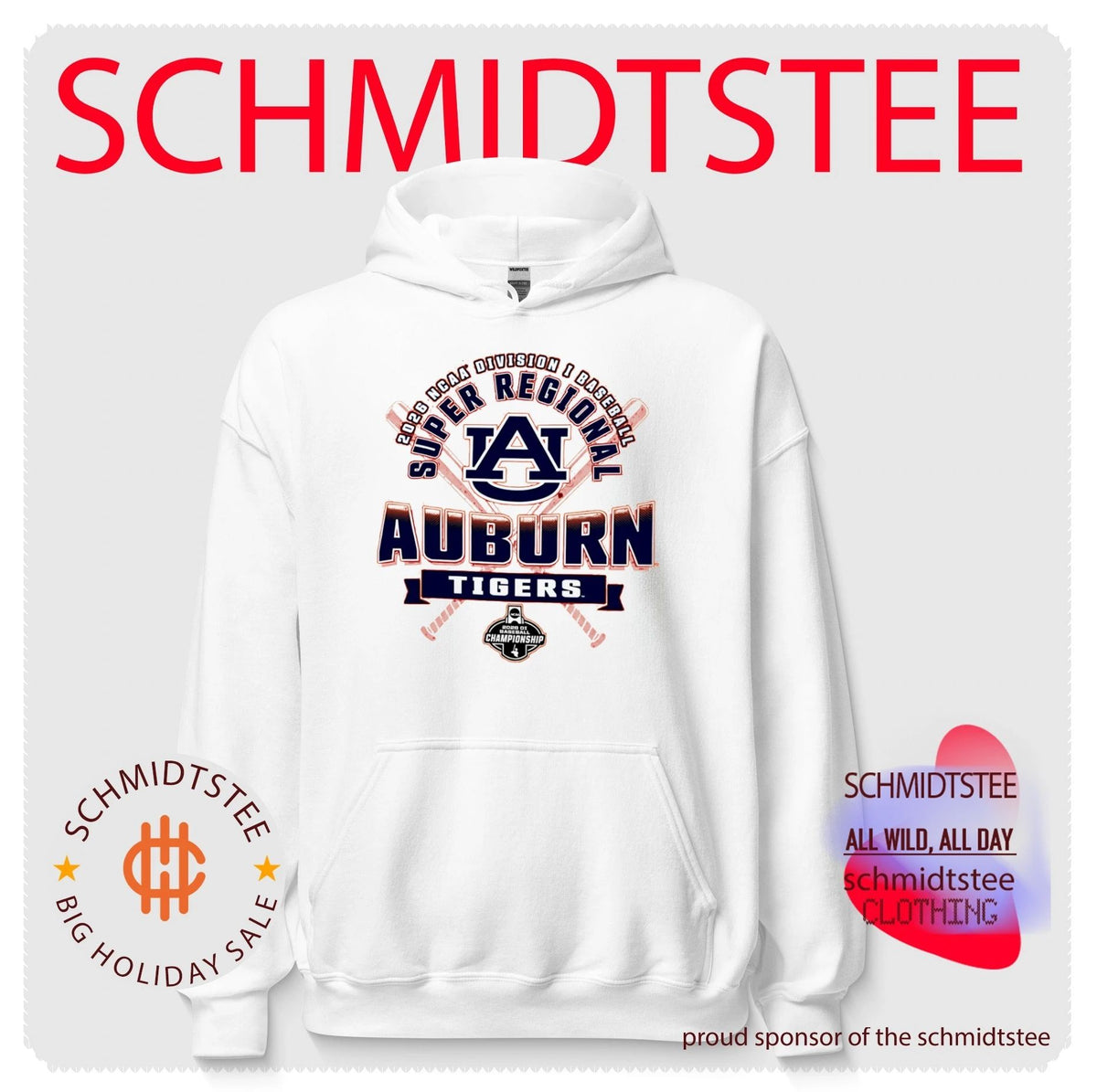 Auburn Tigers 2026 NCAA Division I Baseball Super Regionals shirt