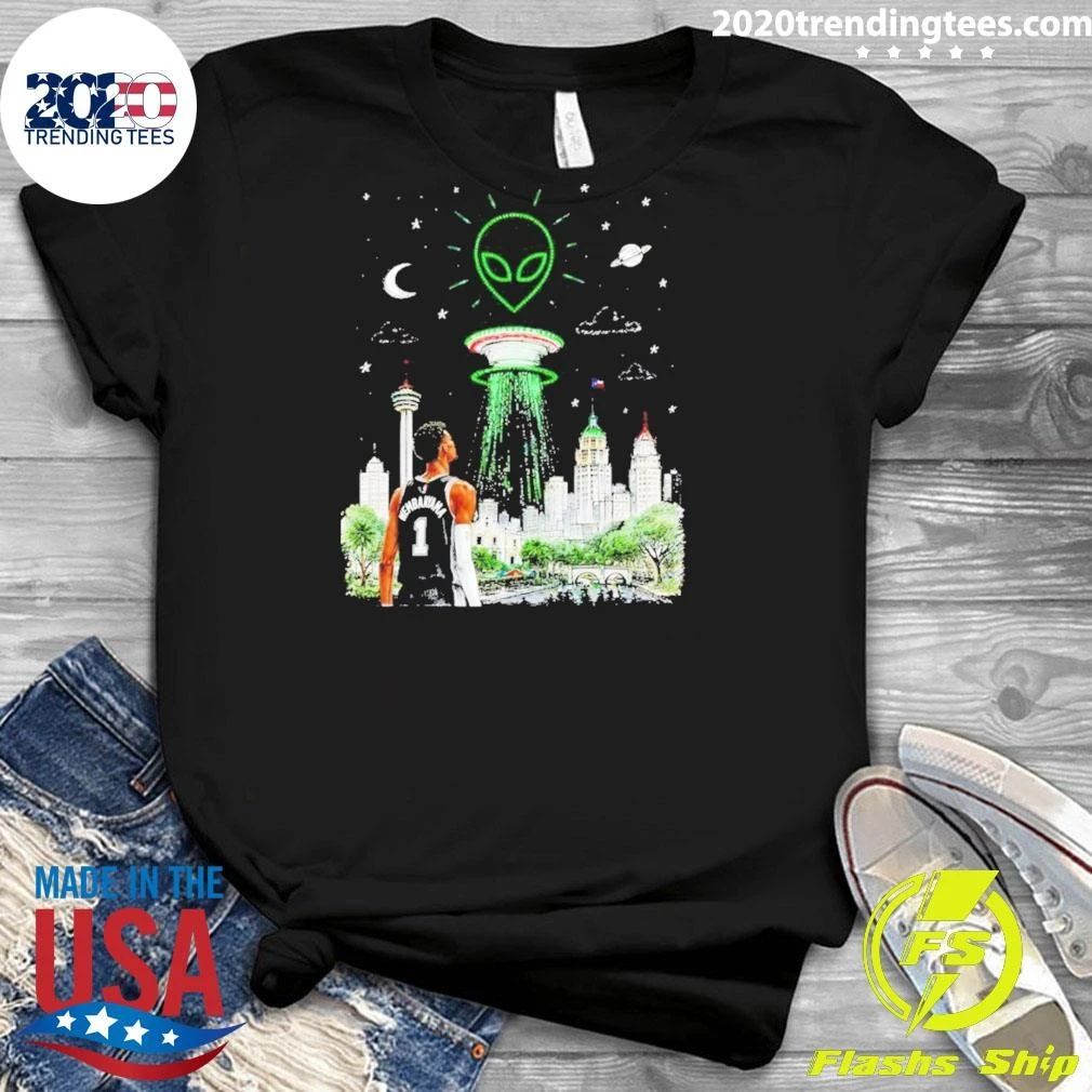 Wemby Alien Victor Wembanyama Space San Antonio Spurs Basketball 2026 NBA Finals Shirt