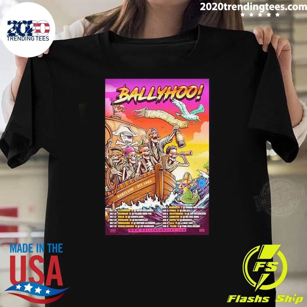 New Ballyhoo European Tour 2026 Poster Shirt