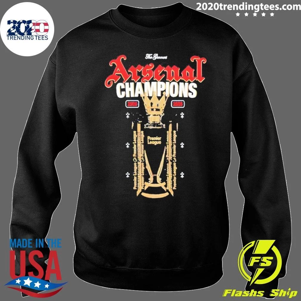 Trophy Arsenal Football Club The Gunners Arsenal Champions 25 26 Shirt