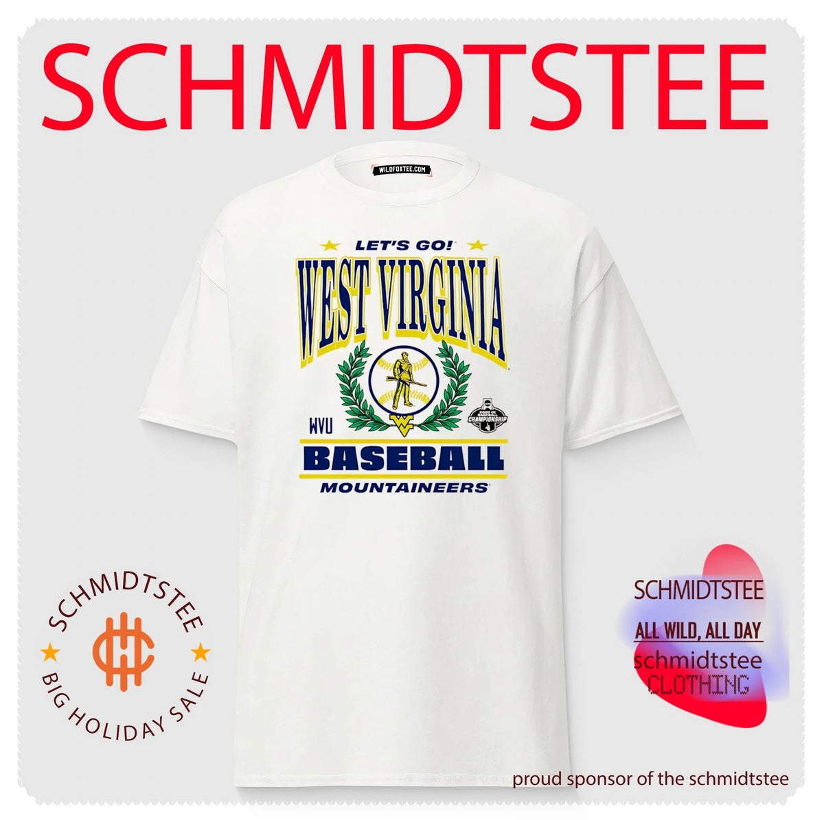 West Virginia Mountaineers Let’s Go 2026 DI Baseball Championship shirt