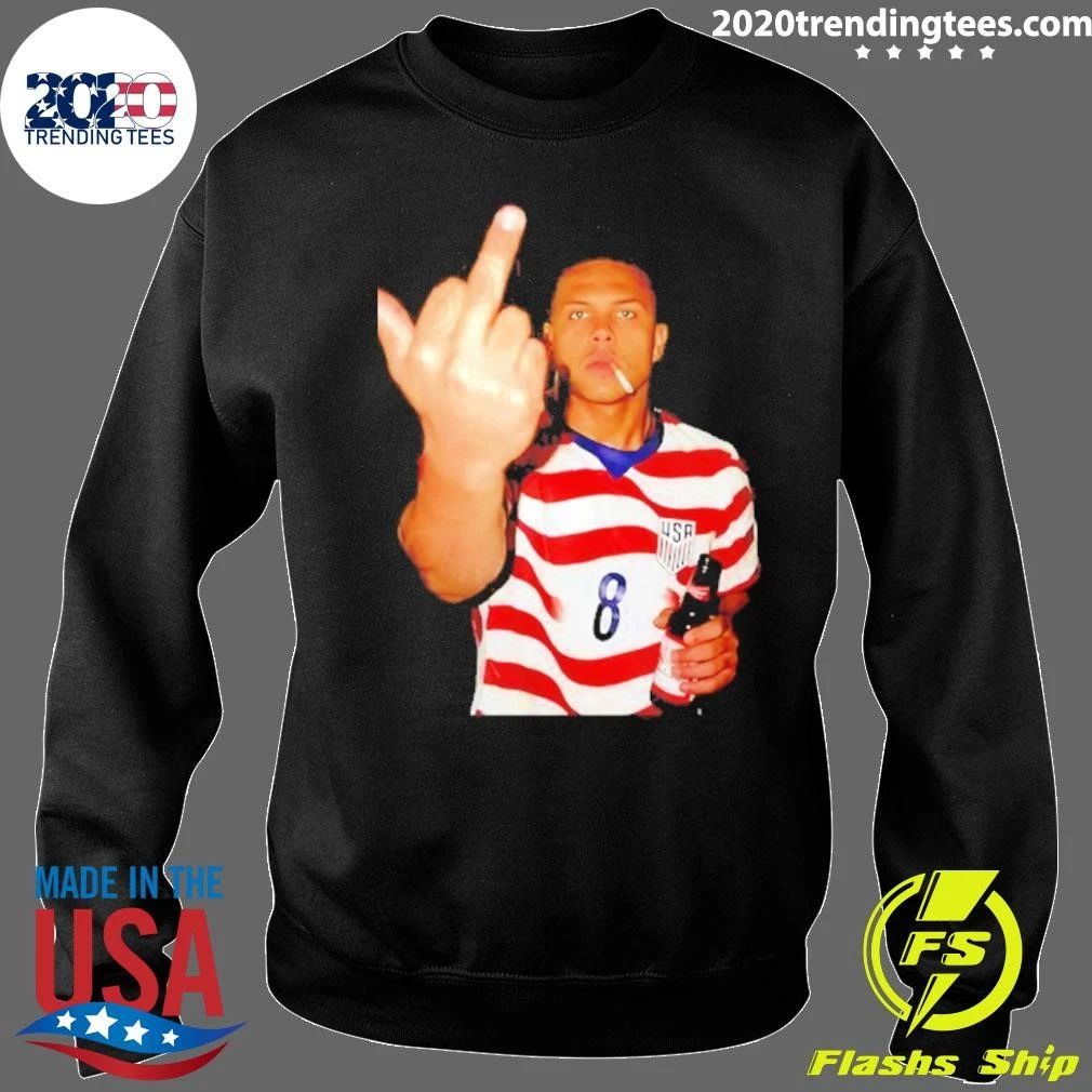 American Soccer The Middle Finger Gesture 6 Shirt