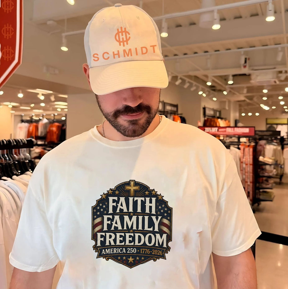 Faith family freedom America 250 1776-2026 shirt