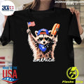 America Raccoon Hot Dog 4th Of July Shirt