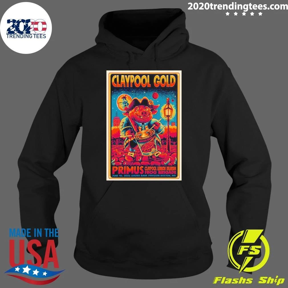 Primus Claypool Gold Tour Boston MA June 10 2026 Shirt