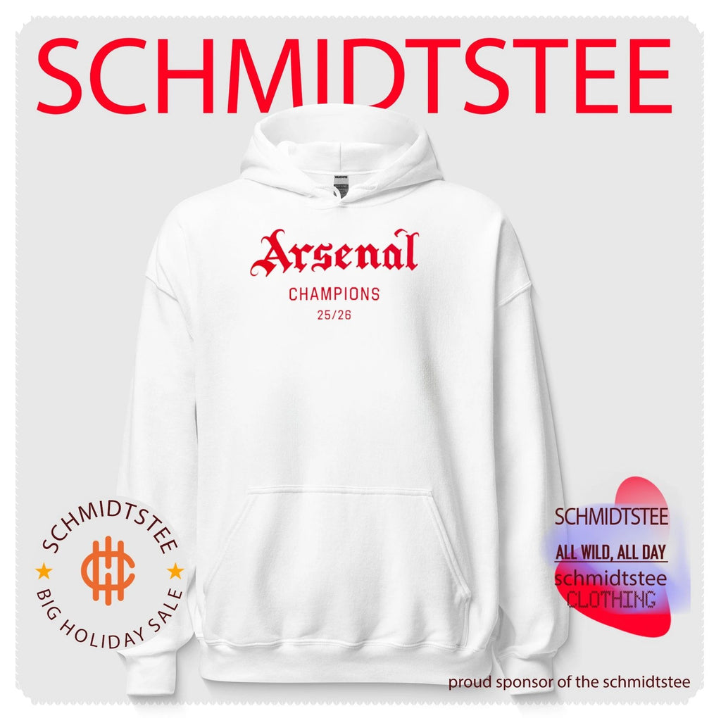 Arsenal AFC PL Champions 2025 2026 logo shirt