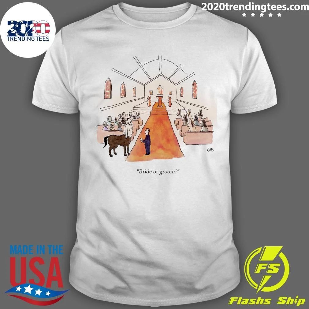 Barton Sees Things From Both Sides Bride Or Groom Shirt